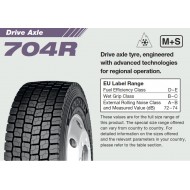 YOKOHAMA 704R 295/80 R22.5 152/148M