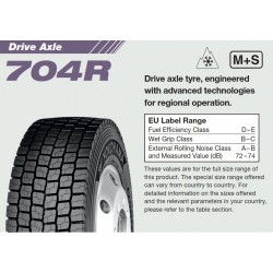 YOKOHAMA 704R 235/75 R17.5 --M