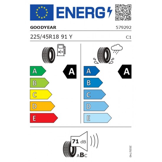 GOODYEAR EAGLE F1 ASYMMETRIC 5 225/45 R18 91Y