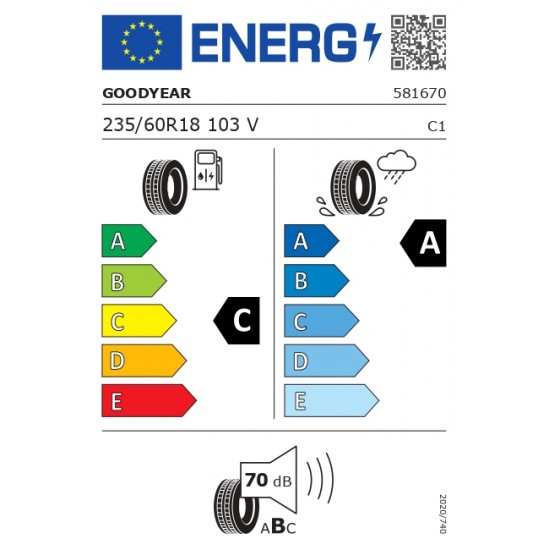 GOODYEAR EFFICIENT GRIP 2 SUV 235/60 R18 103V