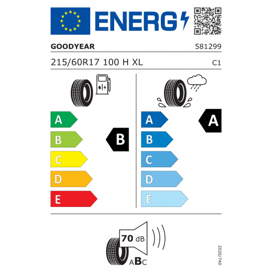 GOODYEAR Efficientgrip 2 suv 215/60 R17 100H