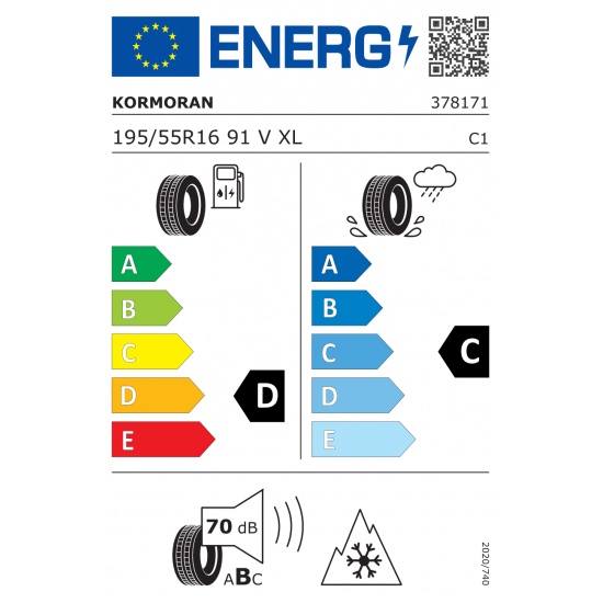 KORMORAN All season 195/55 R16 91V