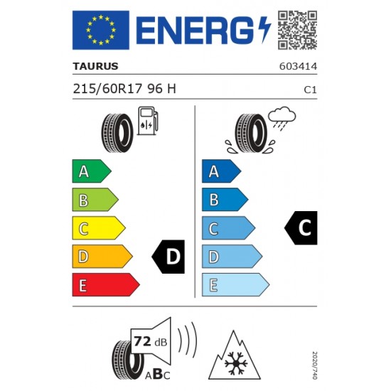 TAURUS WINTER 215/60 R17 96H