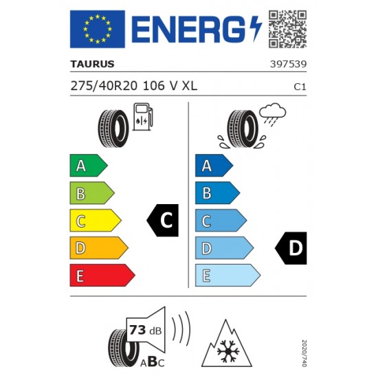 TAURUS WINTER SUV 275/40 R20 106V