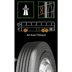 CONTINENTAL 315/80R22.5 154/150M Coach HA3 20PR MS 3PMSF (HSL) (E-39.2) TL