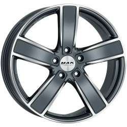 Janta aliaj MAK TURISMO-FF GUN MET-MIRROR FACE 9.5X20 5X130 ET65 71.6 Janta aliaj MAK TURISMO-FF GUN MET-MIRROR FACE 9.5X20 5X130 ET65 71.6