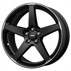 Janta aliaj MOMO FIVE MATT BLACK POLISHED 8.5X19 5X120 ET35 72.6 Janta aliaj MOMO FIVE MATT BLACK POLISHED 8.5X19 5X120 ET35 72.6