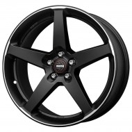 Janta aliaj MOMO FIVE MATT BLACK POLISHED 8.5X19 5X112 ET38 79.6
