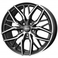 Janta aliaj MOMO SPIDER MATT BLACK POLISHED 8.5X19 5X108 ET45 72.3