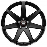 Janta aliaj MOMO Seven MATT BLACK POLISHED 8.5X19 5X112 ET35 79.6