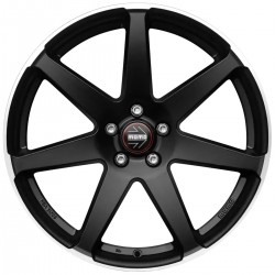 Janta aliaj MOMO Seven MATT BLACK POLISHED 8.5X19 5X108 ET40 72.3