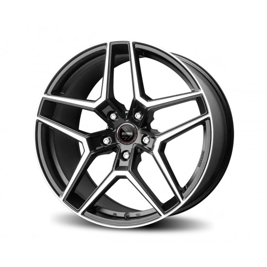 Janta aliaj MOMO RF-06 MATT BLACK POLISHED 8.5X20 5X112 ET30 66.6