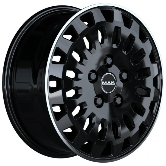 Janta aliaj MAK OVERLAND GLOSS BLACK MIRROR RING 6.5X16 5X130 ET55 89.1