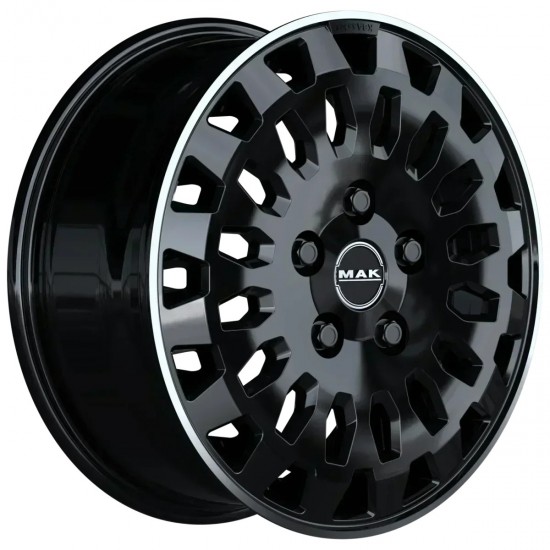 Janta aliaj MAK OVERLAND GLOSS BLACK MIRROR RING 6.5X16 6X130 ET50 84.1