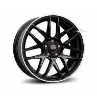 Janta aliaj MOMO COMPETIZIONE GLOSSY BLACK POLISHED 7.5X17 5X112 ET45 72.3