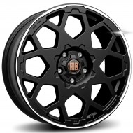 Janta aliaj MOMO HEAVY DUTY MATT BLACK POLISHED 8.5X20 5X114.3 ET35 72.3
